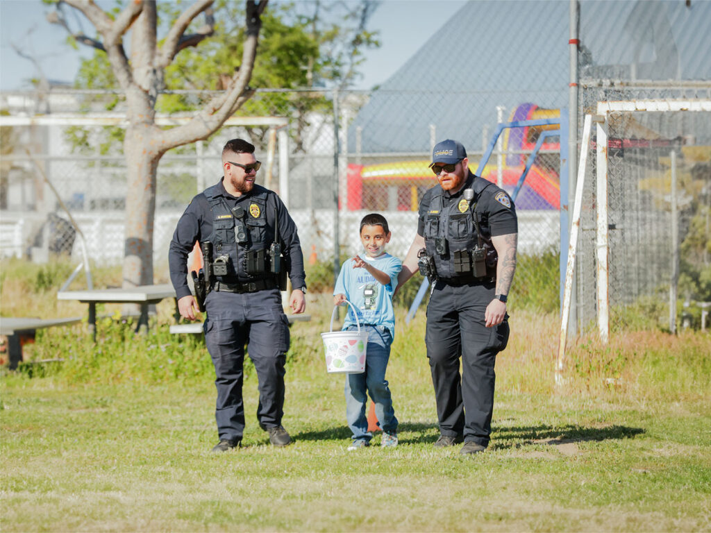 BPD Hosts Annual Audible Egg Hunt for Students with Visual Impairments