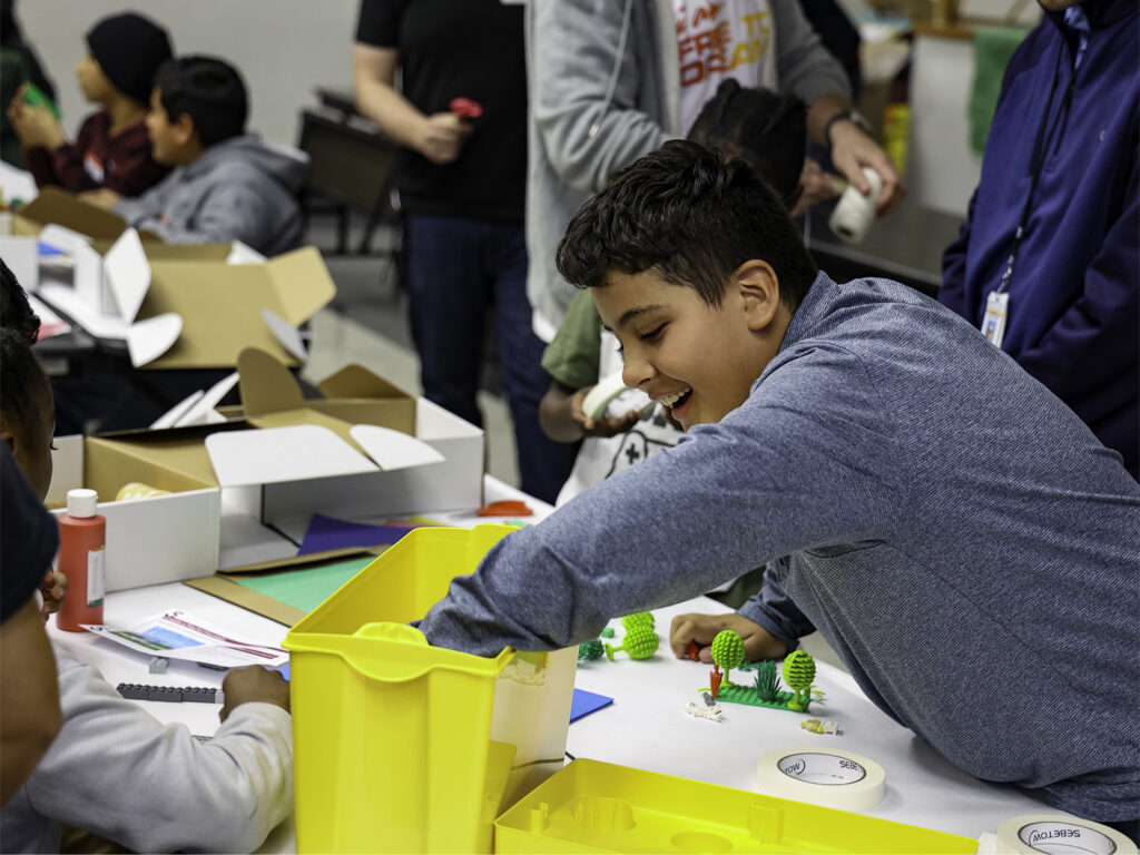 Elementary Students Building a Brighter Future with LEGO Group