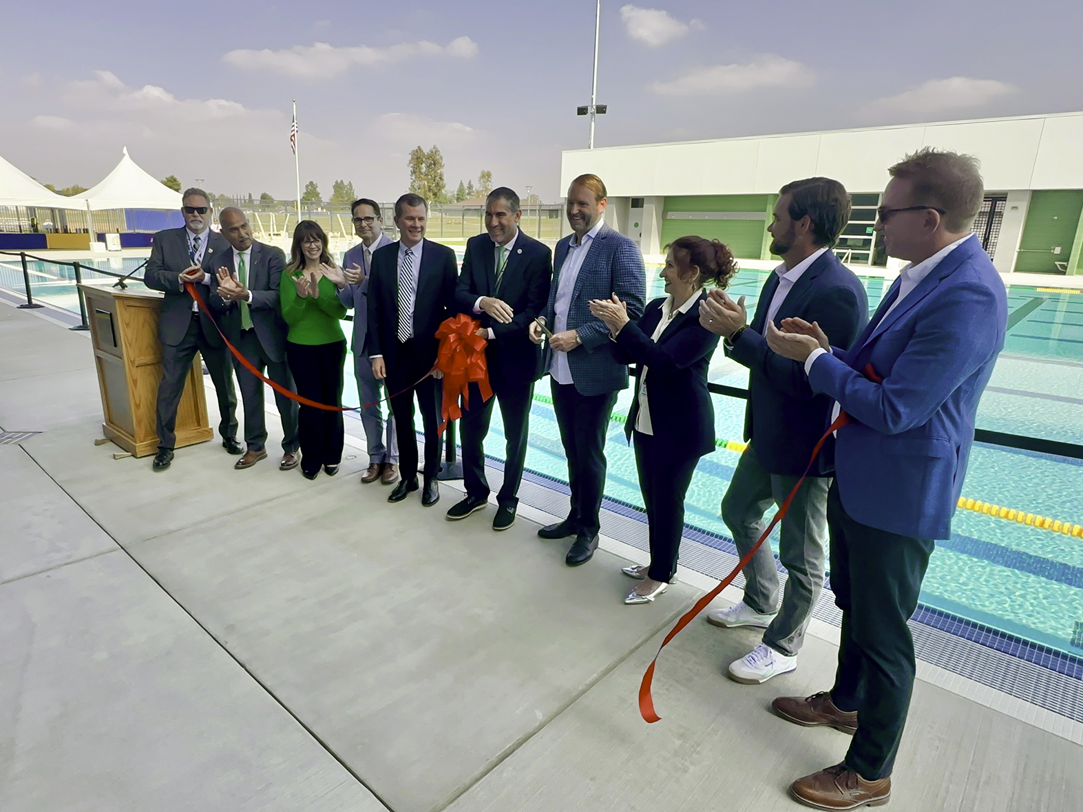 Kern High Celebrates Opening of East Side Aquatic Center