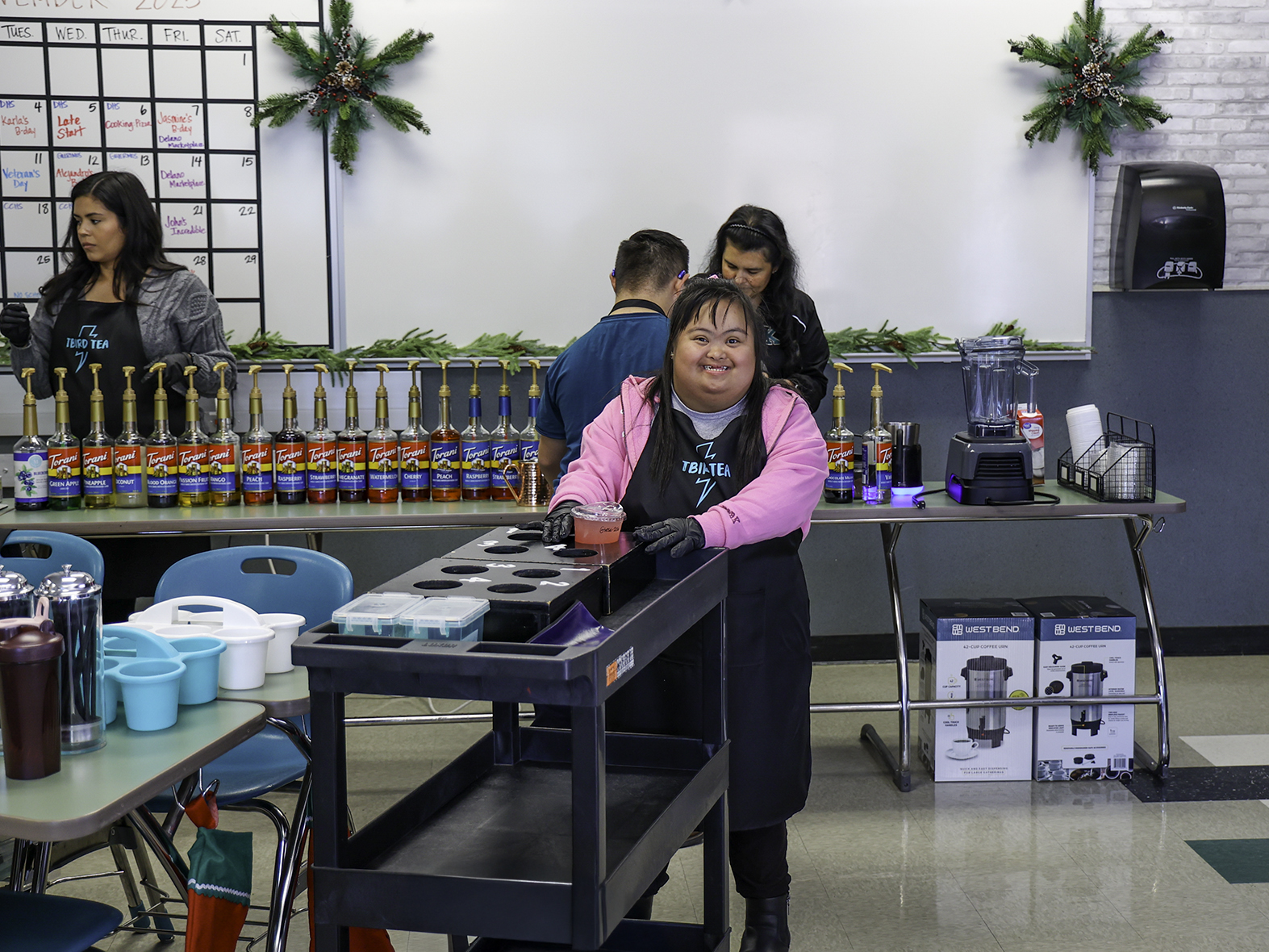 Brewing Confidence, Skills at Robert F. Kennedy High School’s T-Bird Tea Bar