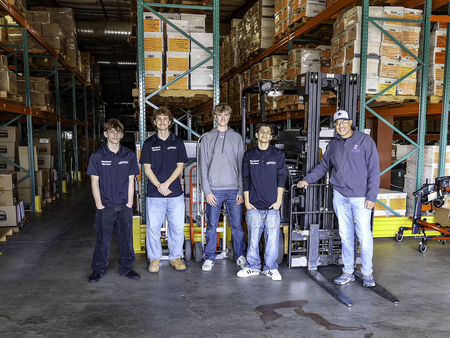 CTEC Students Gain Real-World Experience Through KCSOS Warehouse