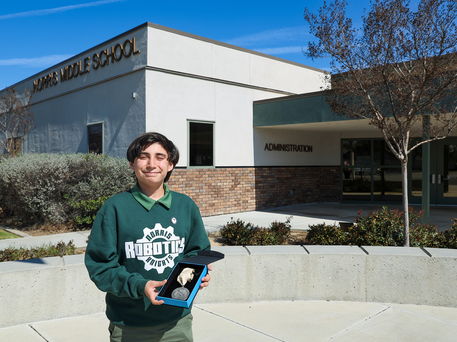 Norris Middle School Student Brings History to Life in National SAR Contest