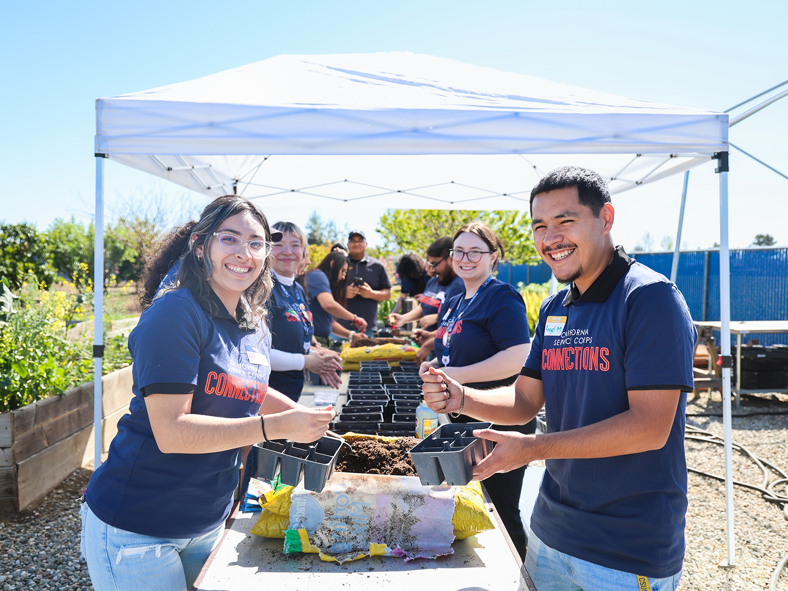 Youth Volunteers Leave Their Mark at Bakersfield’s First California Service Corps Event