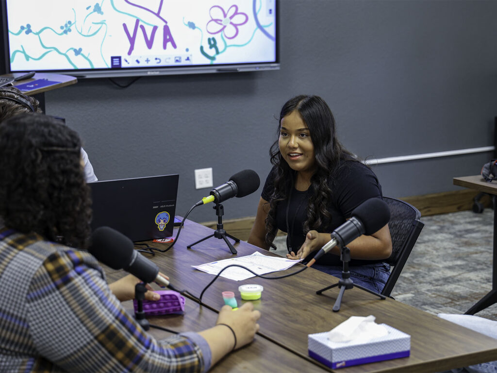 Students Make Their Voices Heard at Anti-Tobacco Podcast Event