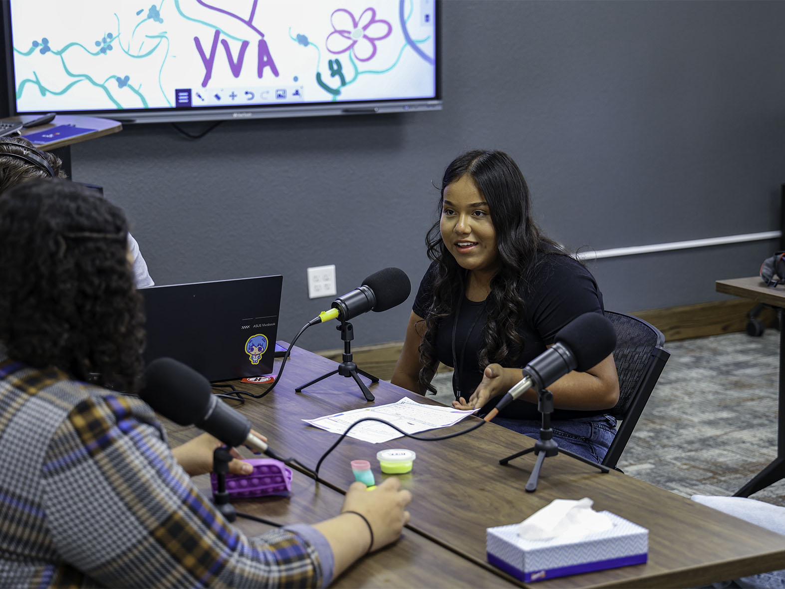 Students Make Their Voices Heard at Anti-Tobacco Podcast Event