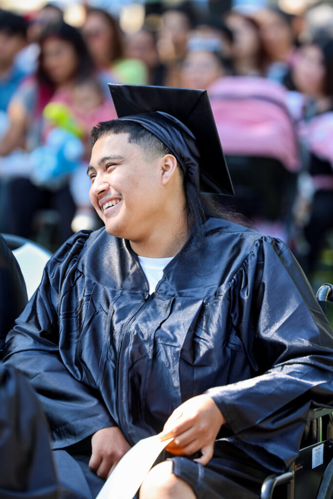 A happy graduate. 