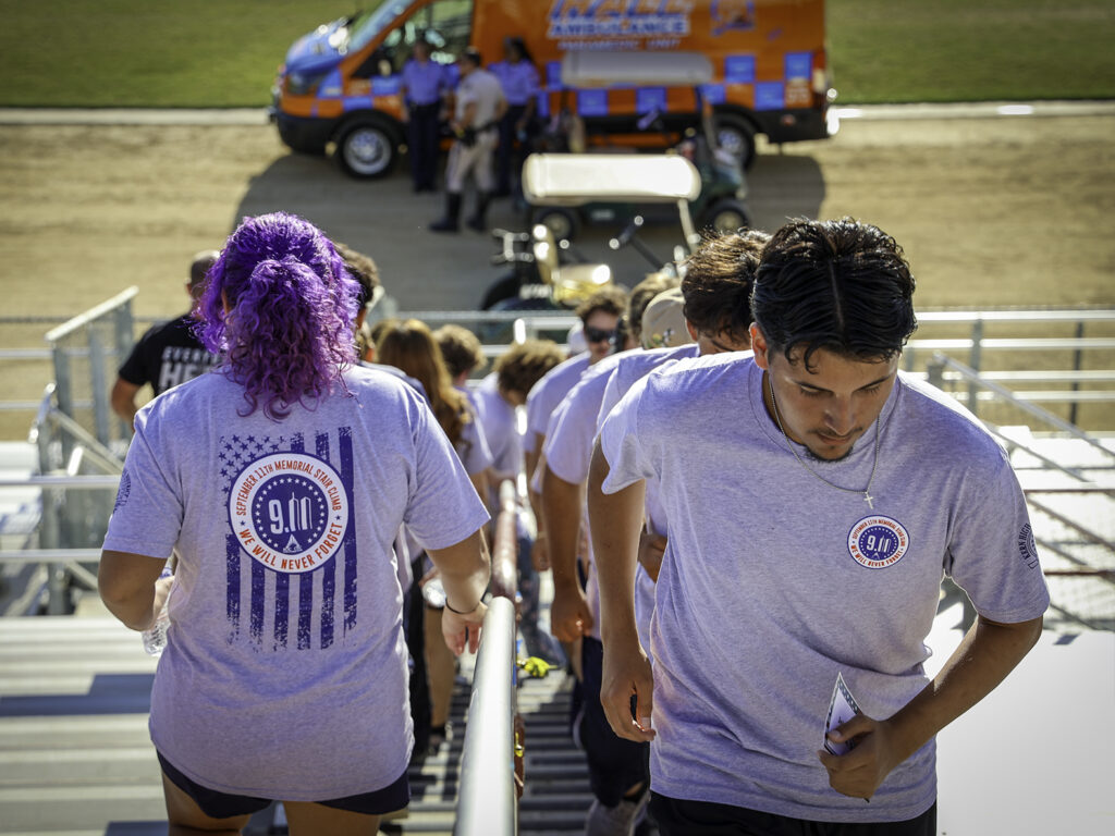 Students Climb 2,200 Steps to Honor Lives Lost, Heroes of 9/11
